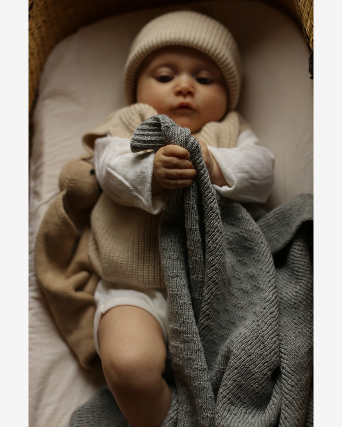 Babyteppe Ull – 100% Merino, Ubehandlet – Dora