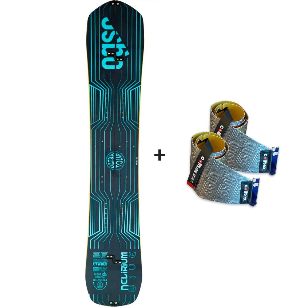 OGSO Delirium Dive 26 EC UT 22/23 Splitboard inkl. ORB Skin Series 26 Fellen