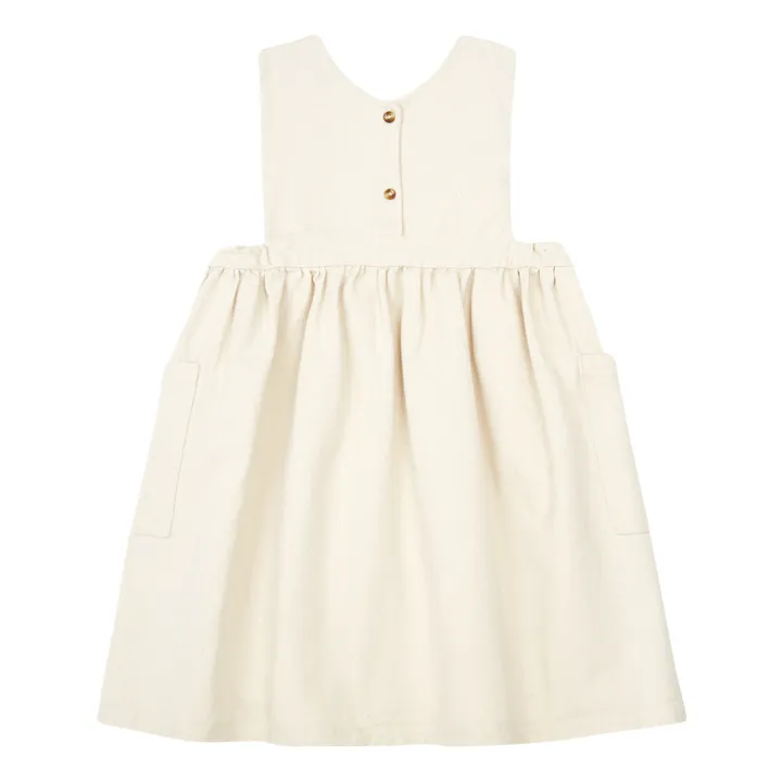 Poudre Organic Robe Denim Coton Bio Mangue | Ecru