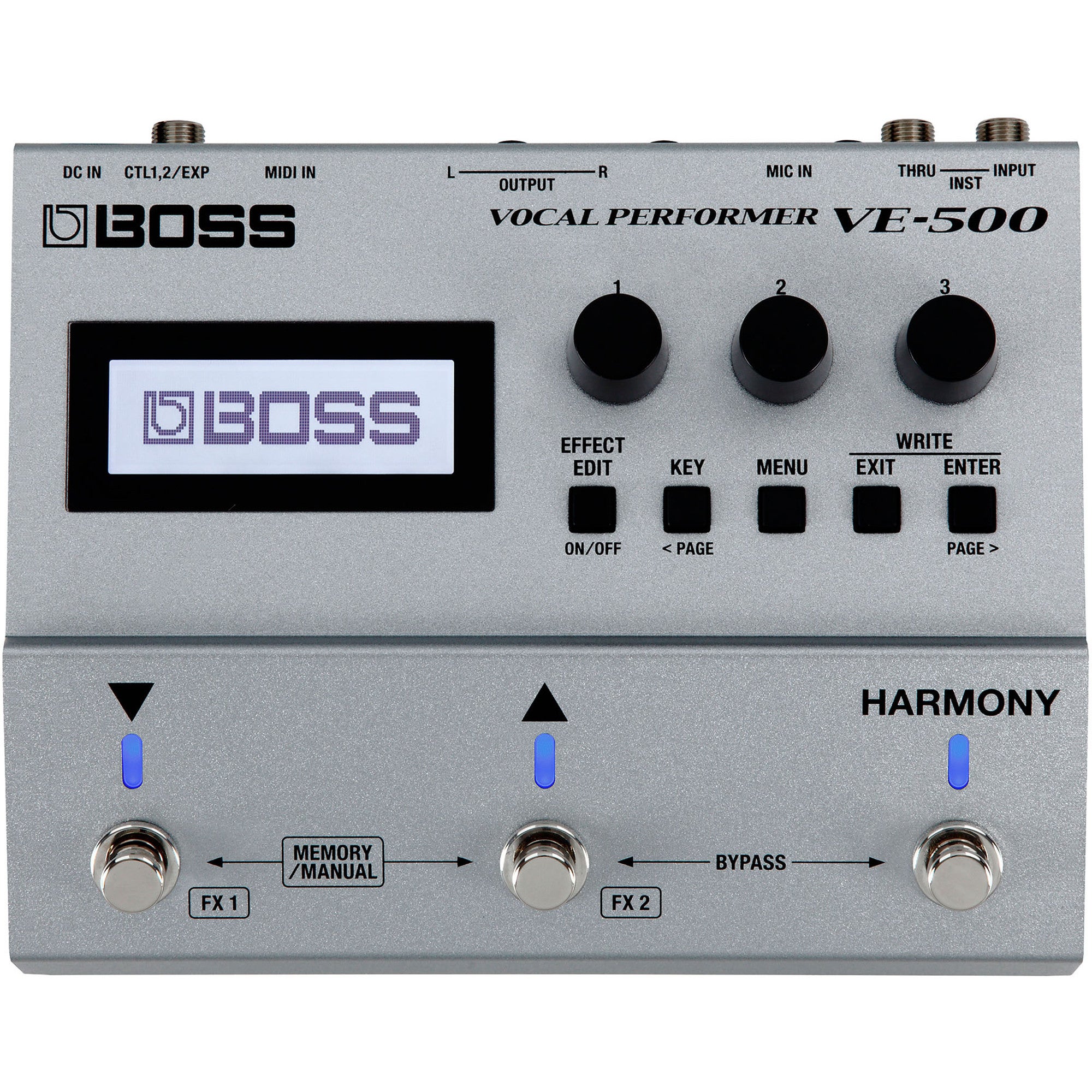 Boss VE-500 Vocal Performer zang effectpedaal