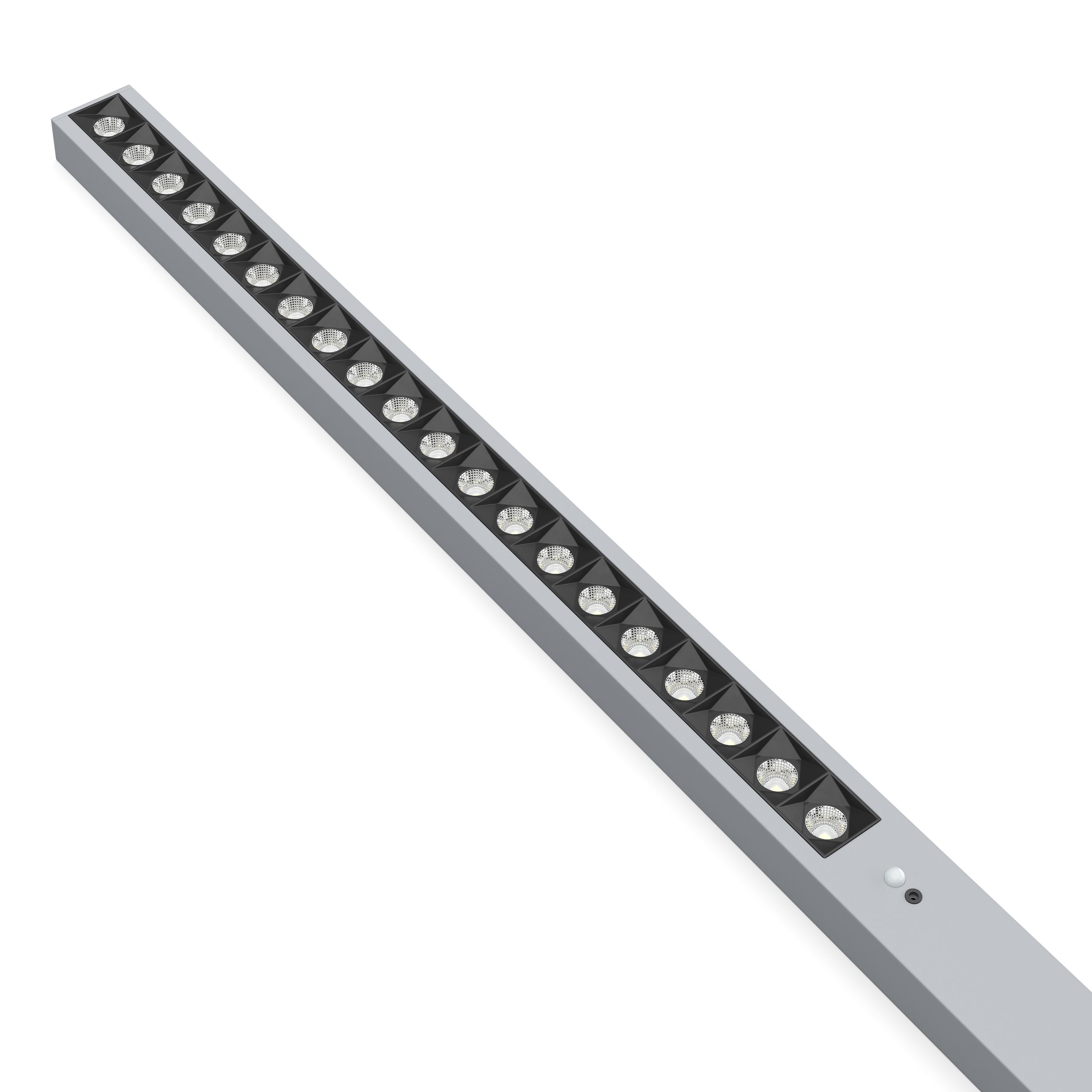 LED Stehlampe LUAN dimmbar mit Bewegungsmelder silber