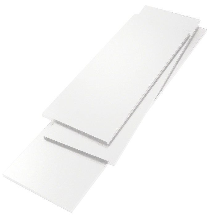 Hylde melamin hvid 22 mm x 30 x 80 cm