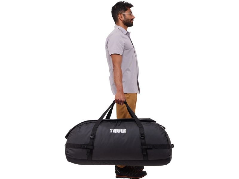 Thule Duffle Bag Chasm 130 l, Black Reisetasche und Rucksack in einem