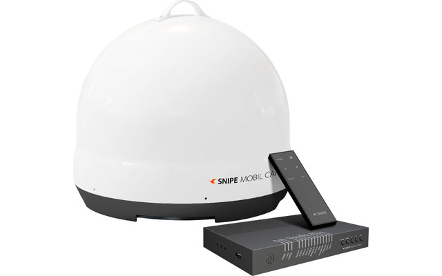 Selfsat Snipe Mobil Camp vollautomatische portable Sat-Antenne mit Fernbedienung