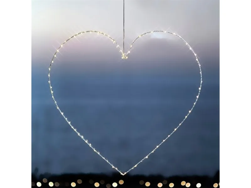 Sirius Liva Hjerte 80 Led - Hvid