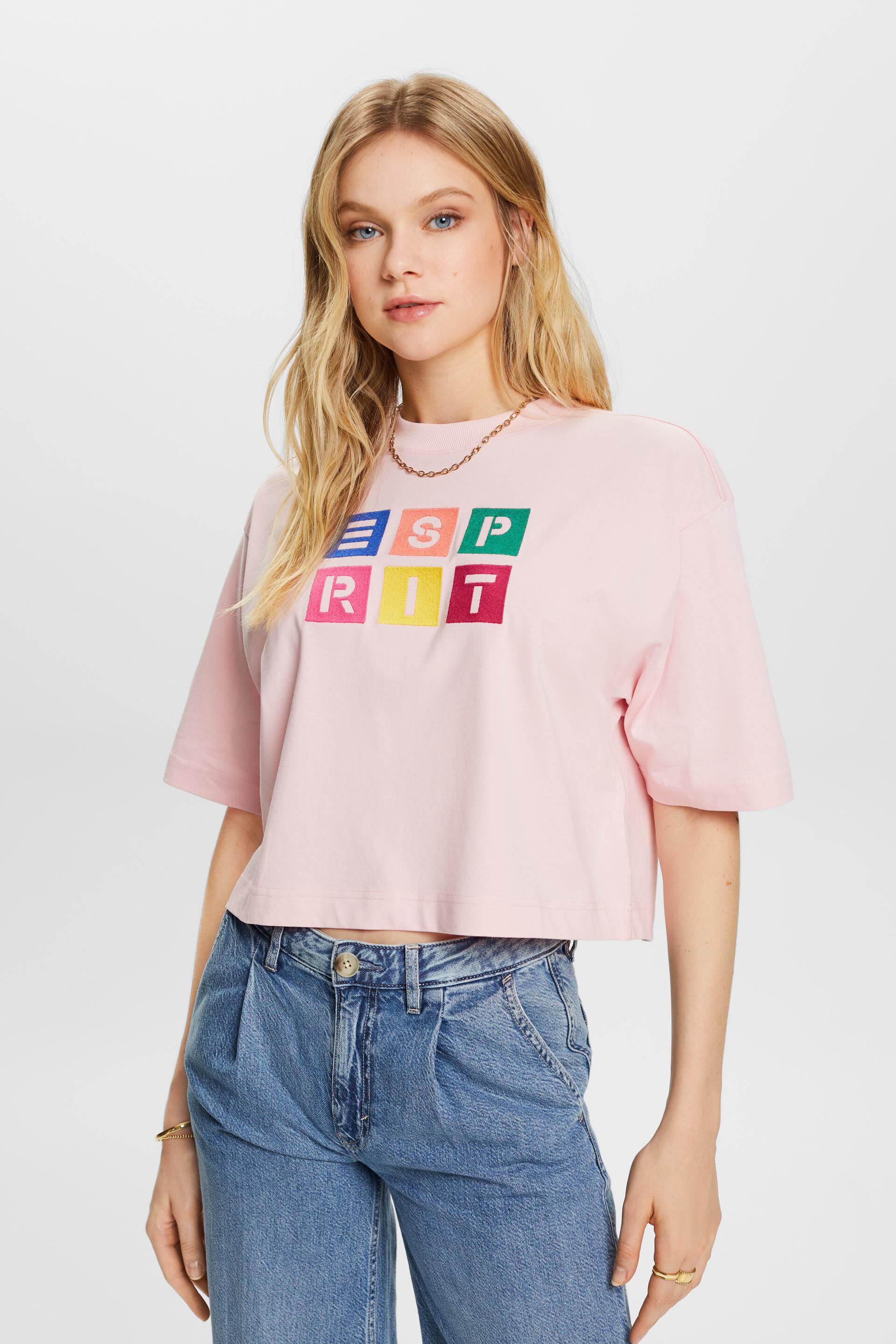 Sweat-shirt orné d’un logo brodé, 100% coton