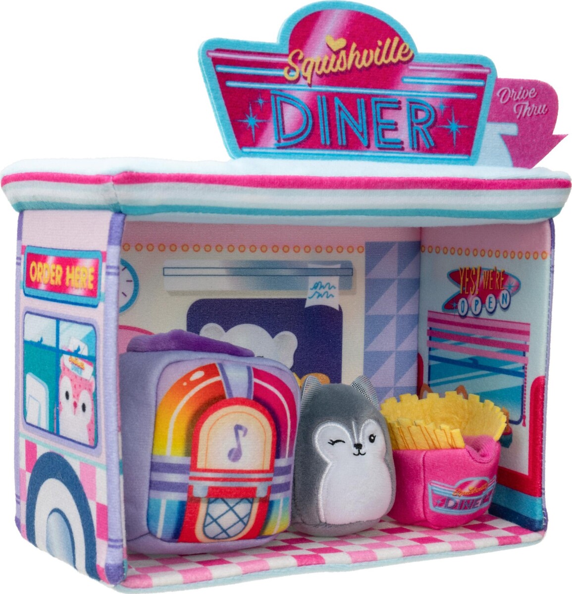 Squishmallows Squishville Legetøj - Darling Diner Sæt
