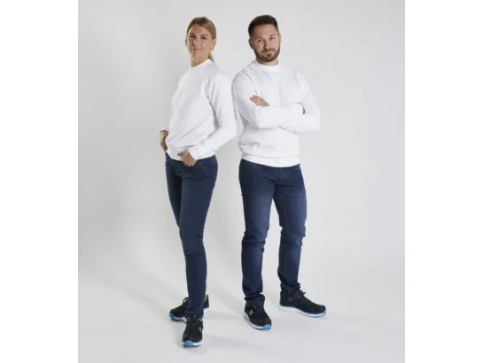 Sweat de travail col rond Würth MODYF blanc