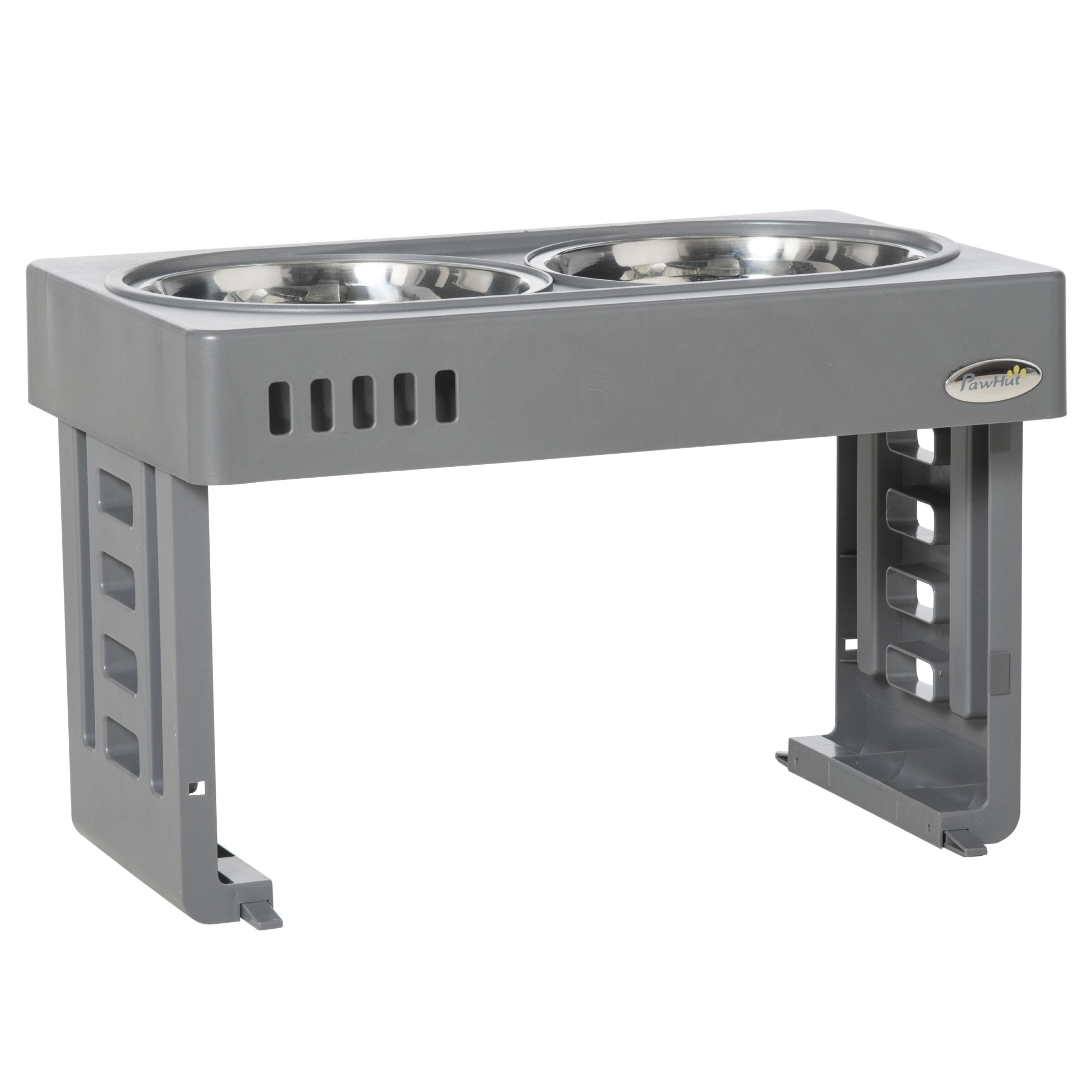 Alimentador elevado para cães PawHut