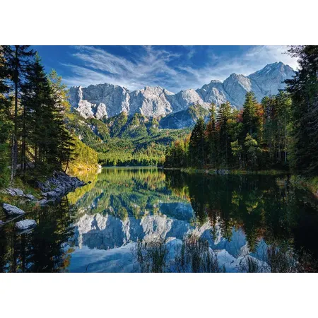 Ravensburger Puzzle - Eibsee mit Wettersteingebirge und Zugspitze, 1000 Teile
