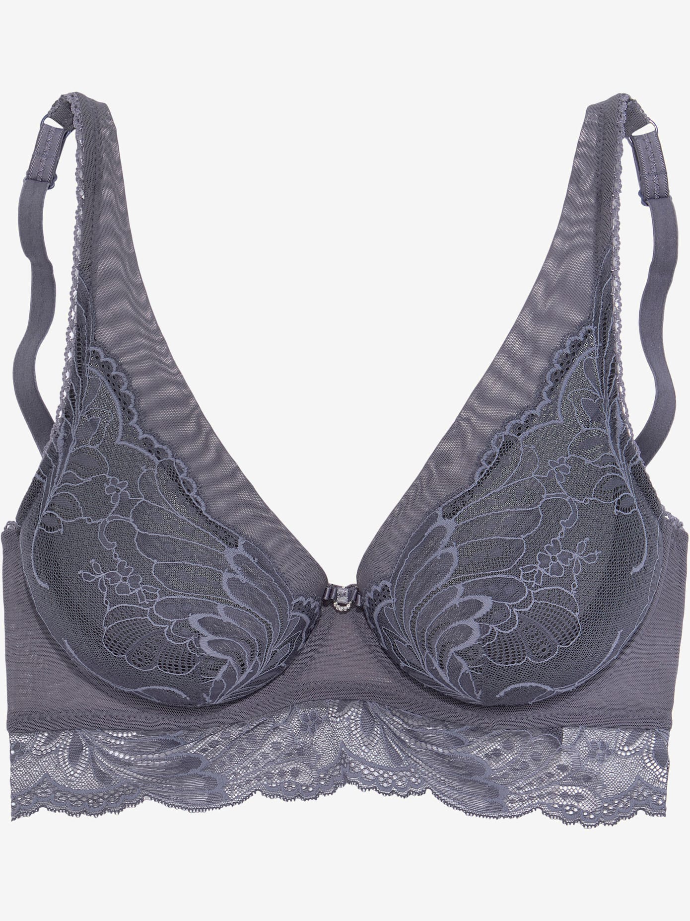 Soutien-gorge à armatures soutien-gorge féminin en dentelle graphique et maille douce
