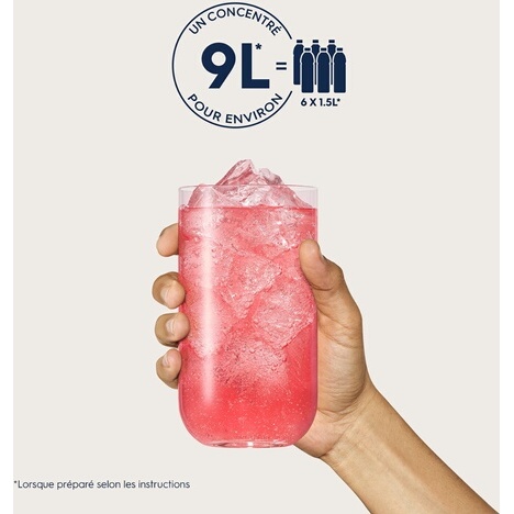 Sirop et concentré Sodastream Concentre Saveur GRENADINE SANS SUCRES 440ml