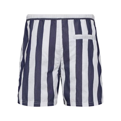 Bruun & Stengade Bahia Badeshorts, Navy/White, XL