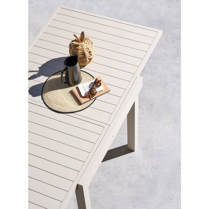 Table de jardin extensible PIAZZA Argile