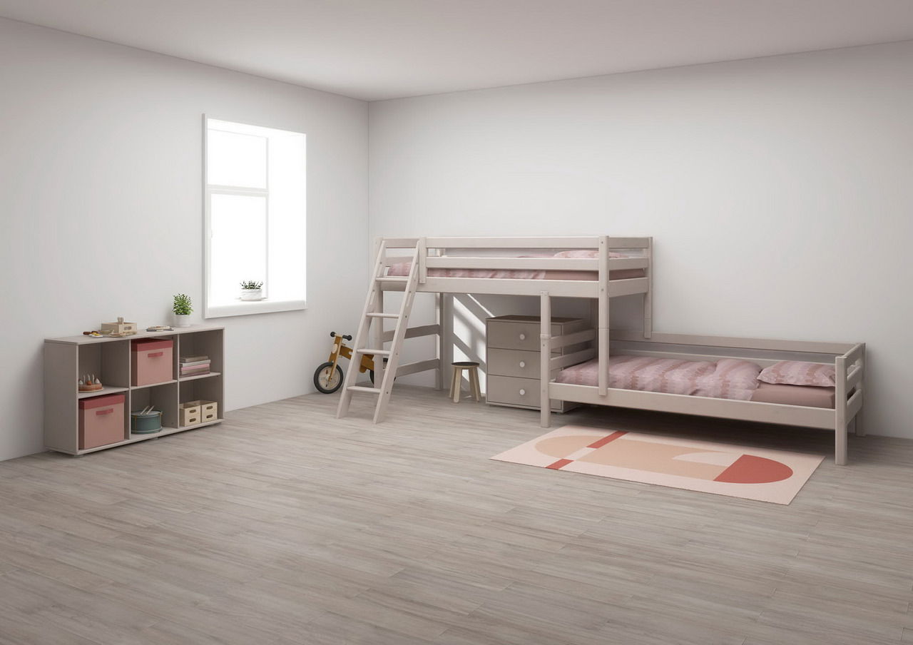 Flexa Mittelhohes-Kombibett CLASSIC