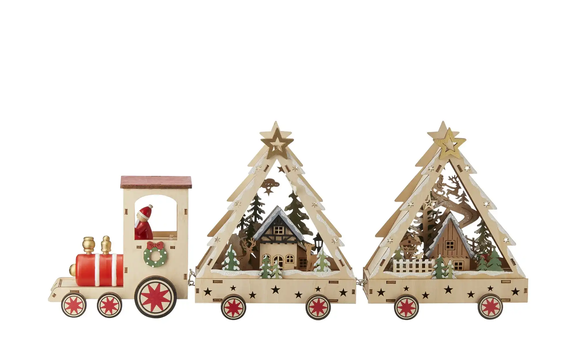 HOME STORY LED Holz Eisenbahn