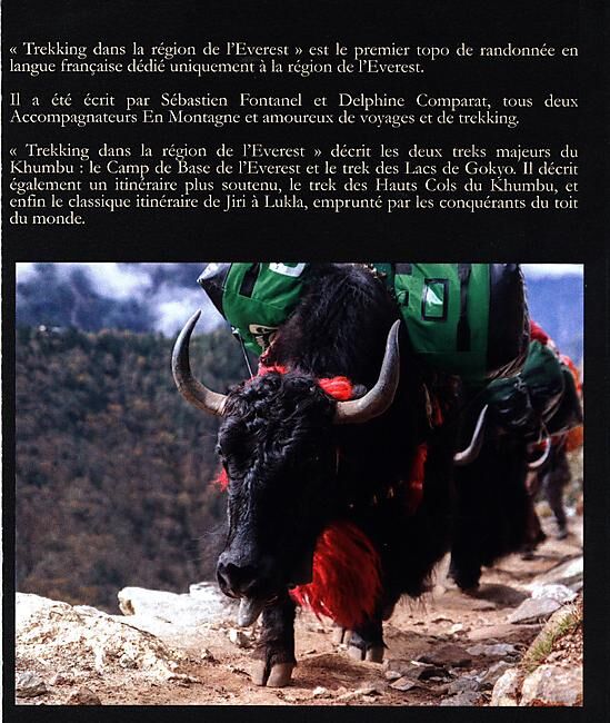DELPHINE COMPARAT - NEPAL TREKKING DANS LA REGION DE L EVEREST