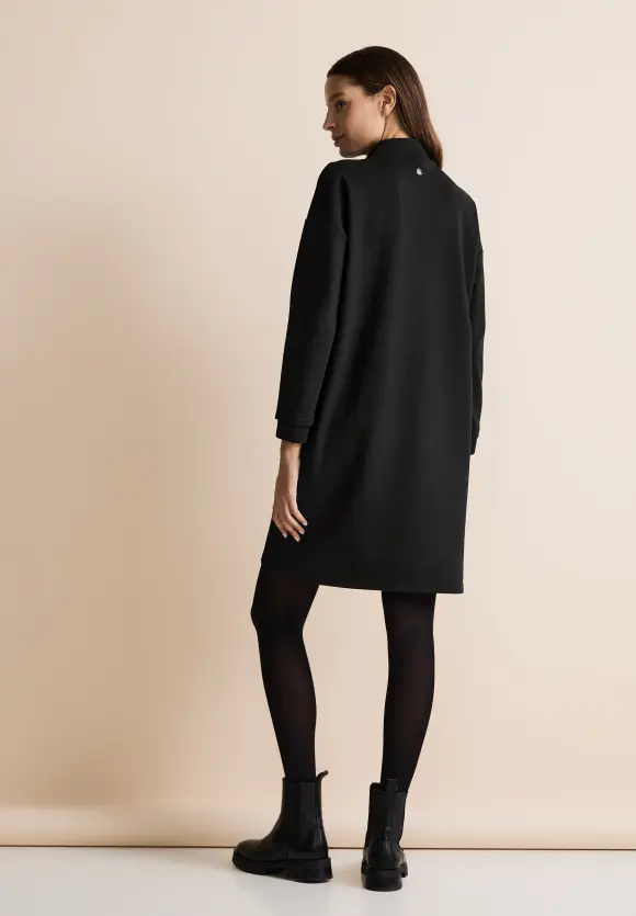 Zipper Troyerkleid - Black