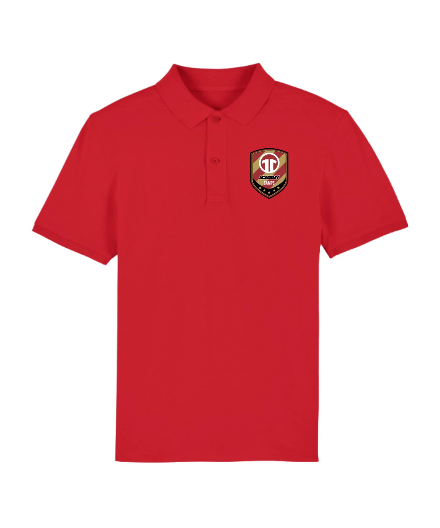 11ts Academy Poloshirt Brustlogo Rot