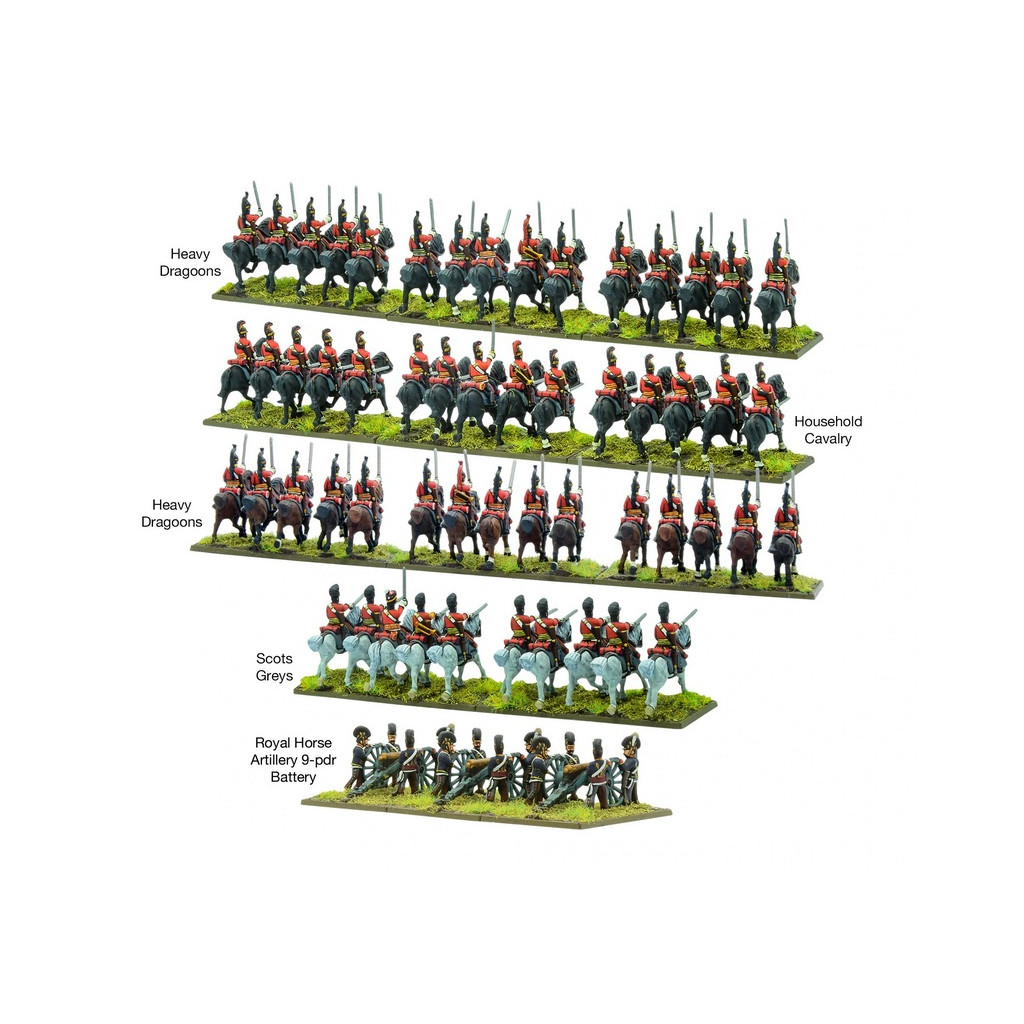 Black Powder Epic Battles : Waterloo - British Heavy Cavalry Brigade