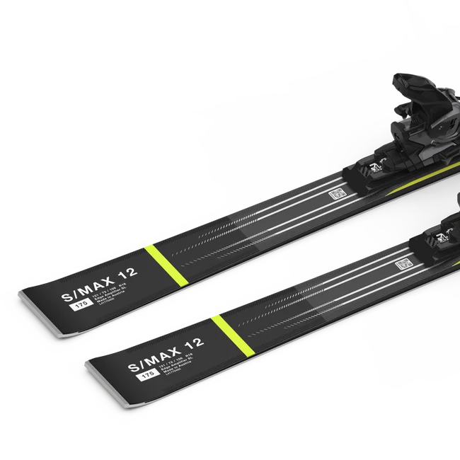 S/MAX 12 (and Z12)  Pisten-Ski-Set, Unisex Black/White/NeonYellow