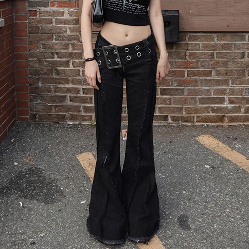 Trisica - Lage taille flared jeans