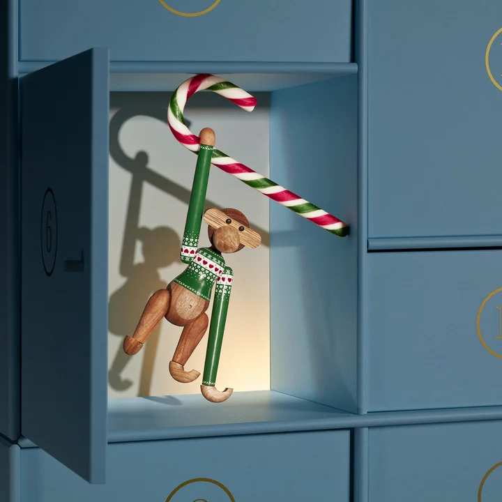 Kay Bojesen - Holz-Affe mini, grau
