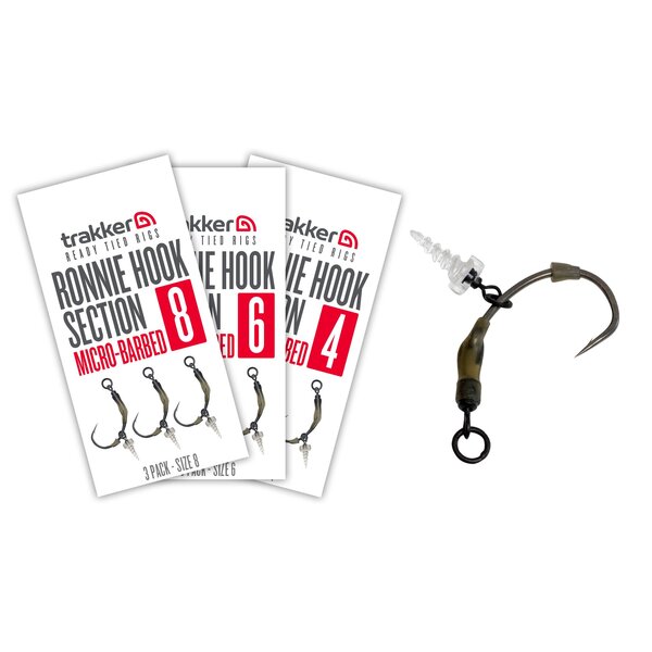 Trakker Ronnie Hook Section Micro Barbed (3 Pièces)