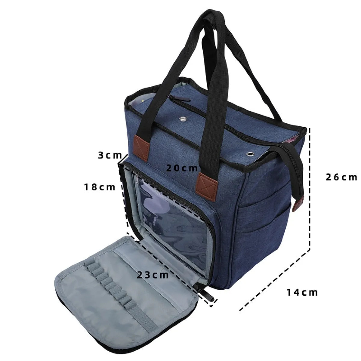 Universal Sac à tricoter portable - Violet