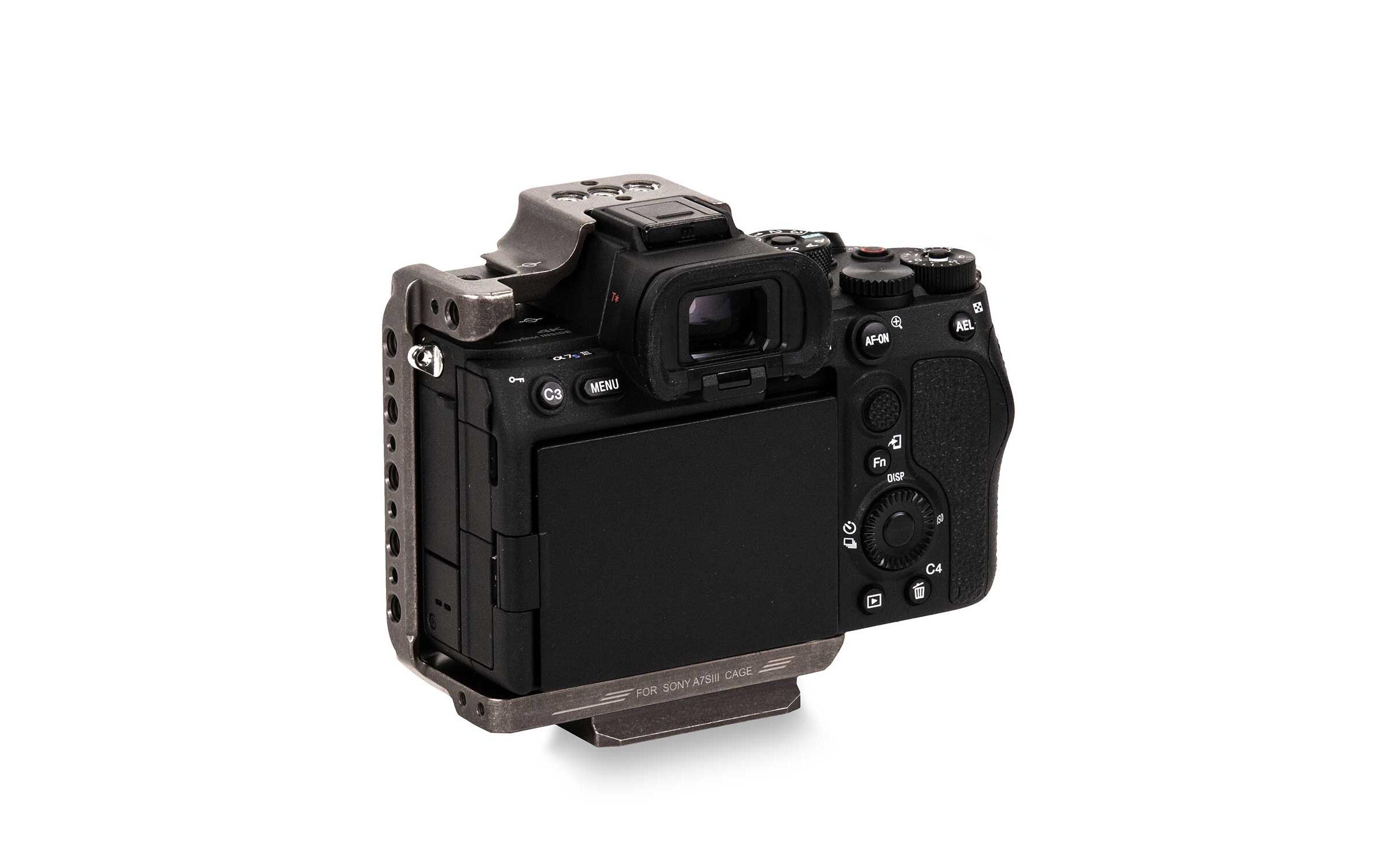 Cage Half Camera Cage für Sony Alpha 7S III Tactical GrayMinimiert Verschleiss und Abnutzung