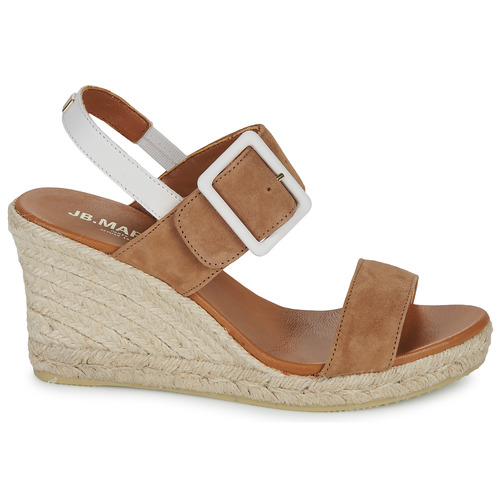 JB Martin - 1IRINA - CHEVRE VELOURS CAMEL / CRAIE