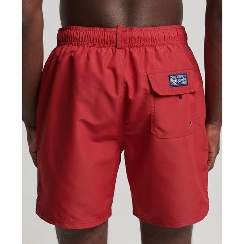 Superdry - M3010188A VARSITY SMINSHORT-RXG RED Rojo