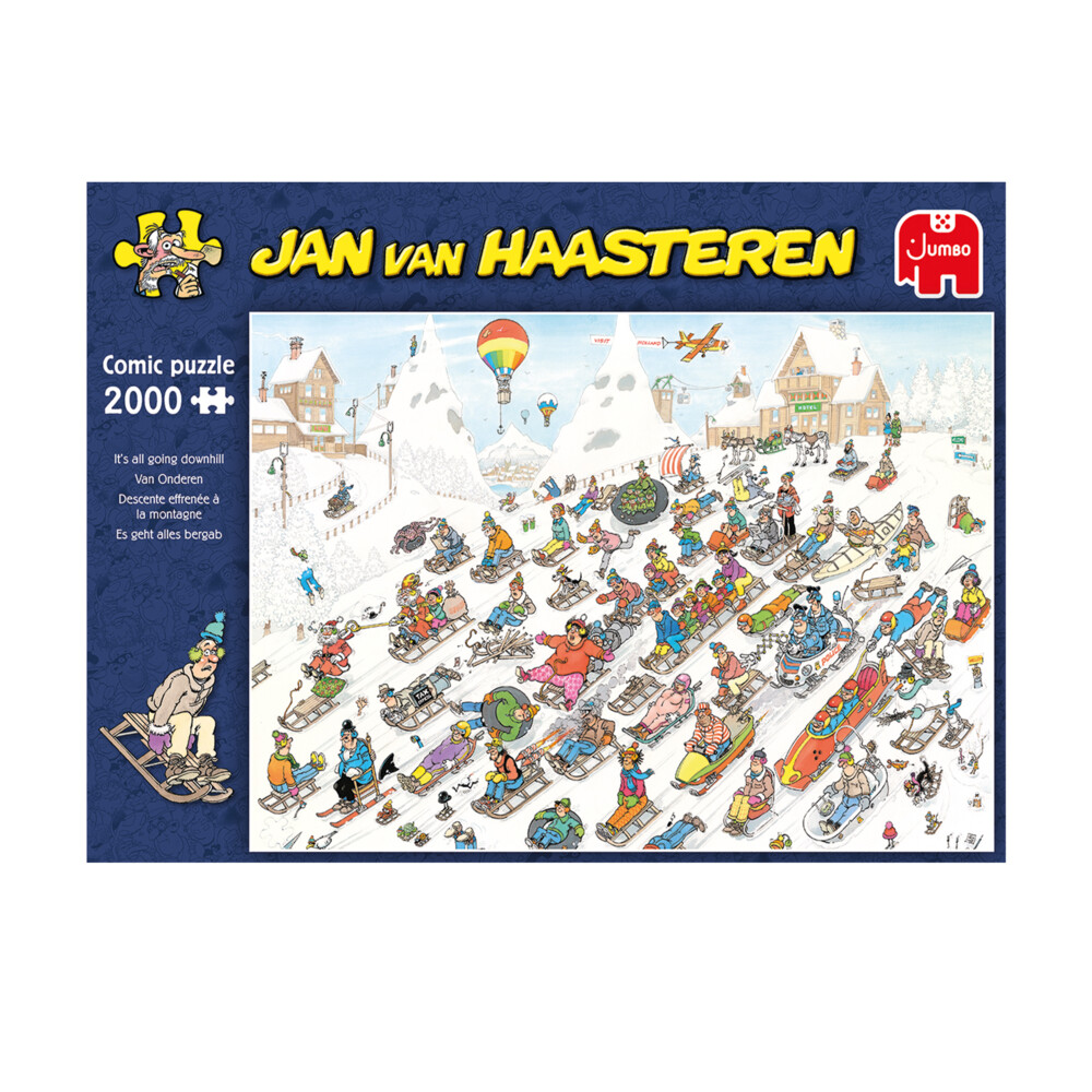 Jan Van Haasteren Puzzel Van Onderen! 2000 Stukjes