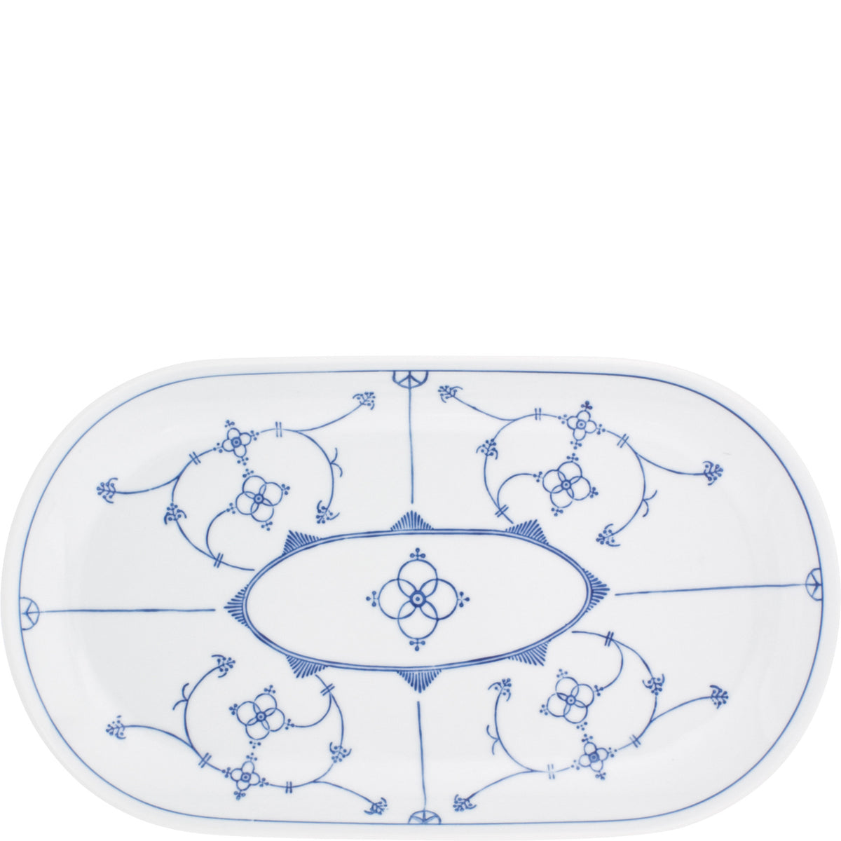 KAHLA Blau Saks Platte oval 32 cm Blau Saks