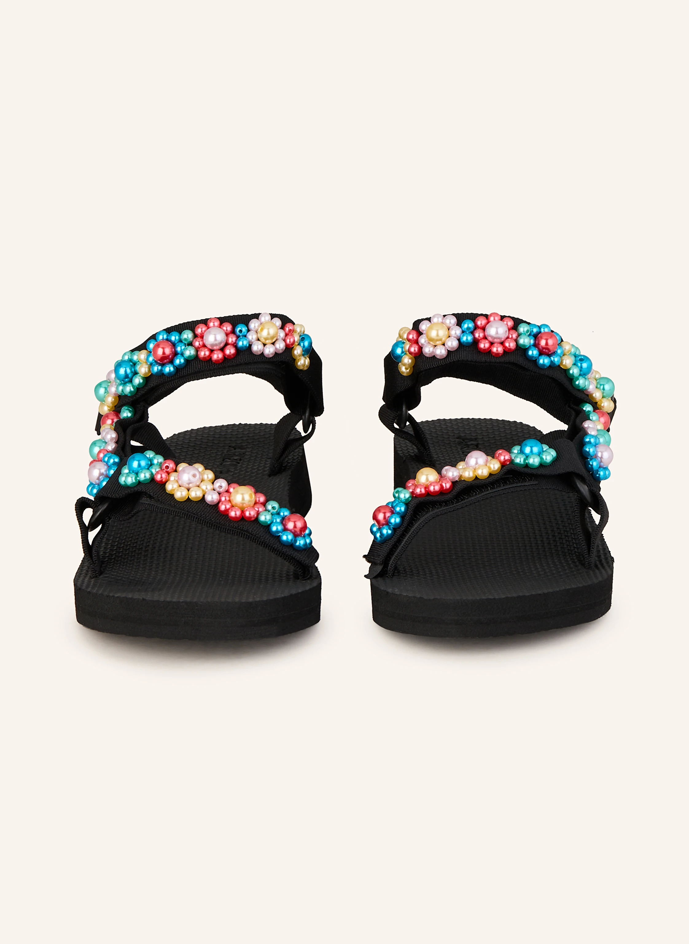 ARIZONA LOVE Sandalen TREKKY mit Schmuckperlen