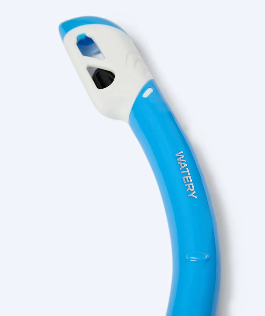 Watery full-dry snorkel til børn - Triton 2.0 - Blå