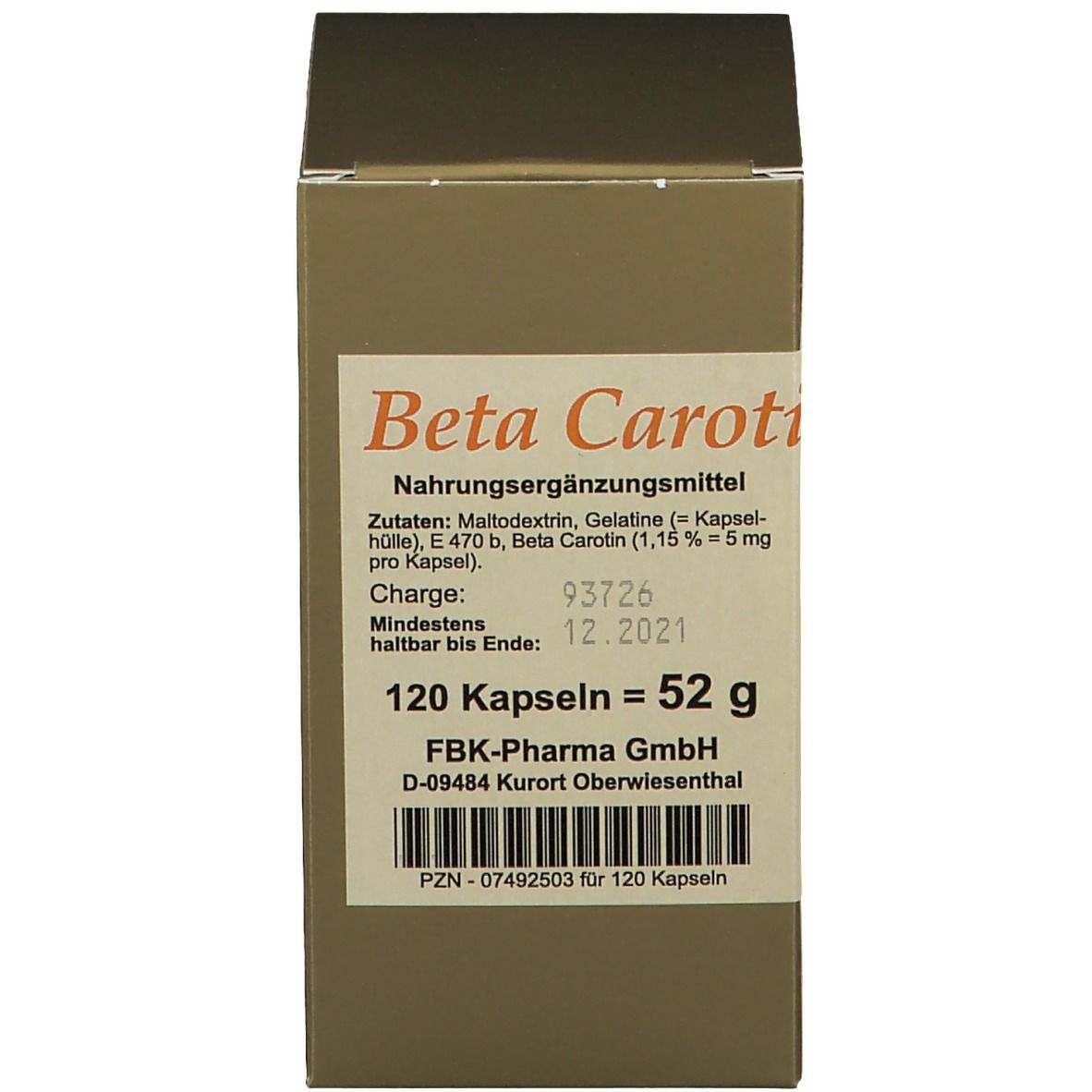 Beta-Carotin