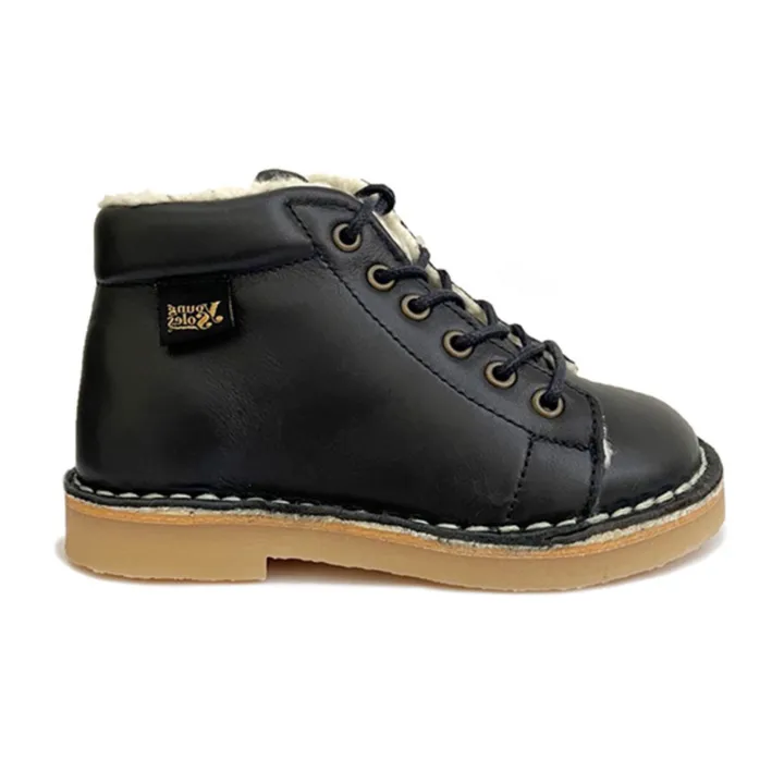 Young Soles Boots fourrées Fletcher | Bleu marine