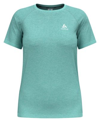 Maillot Manches Courtes Femme Odlo Essentials Seamless Bleu