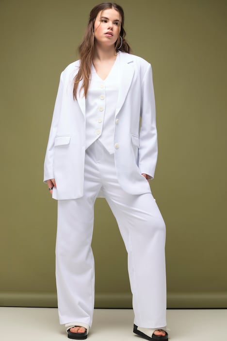 Blazer, oversized, Revers