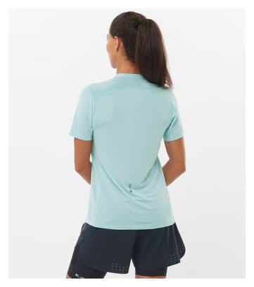 Maillot manches courtes Salomon S/LAB Ultra Bleu Femme
