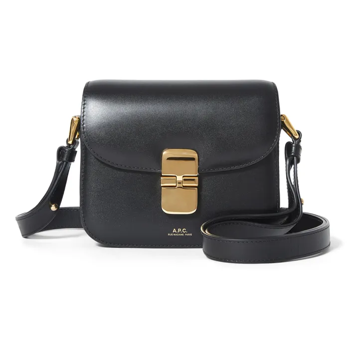 A.P.C. Sac Grace Mini Cuir Lisse | Noir