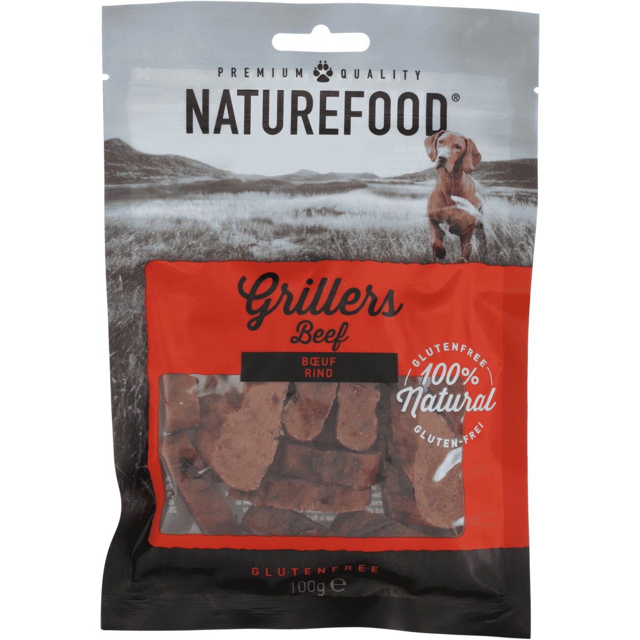 NATUREFOOD Grillers 3x100g Rind und Kalb