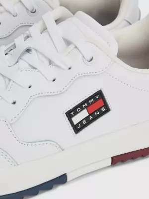 Tênis Essential Retro de Couro com Meia Trava