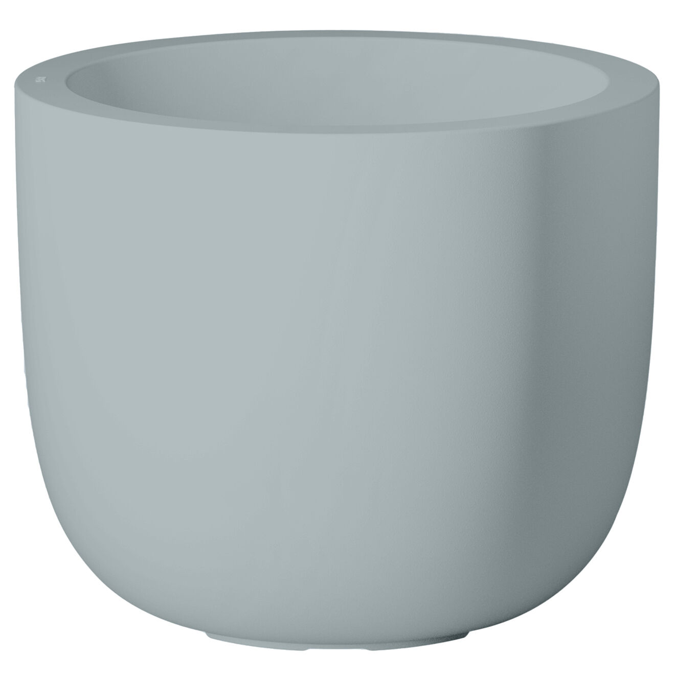 Serralunga Pot coupe design par naoto fukusawa bleu de provence - D.48x40 cm