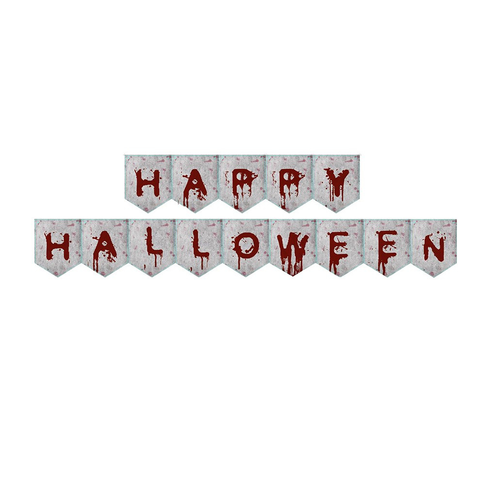 (170-tlg. Set) Einweg Geschirr Halloween Party Tisch Deko   Girlande - Blutige Hände