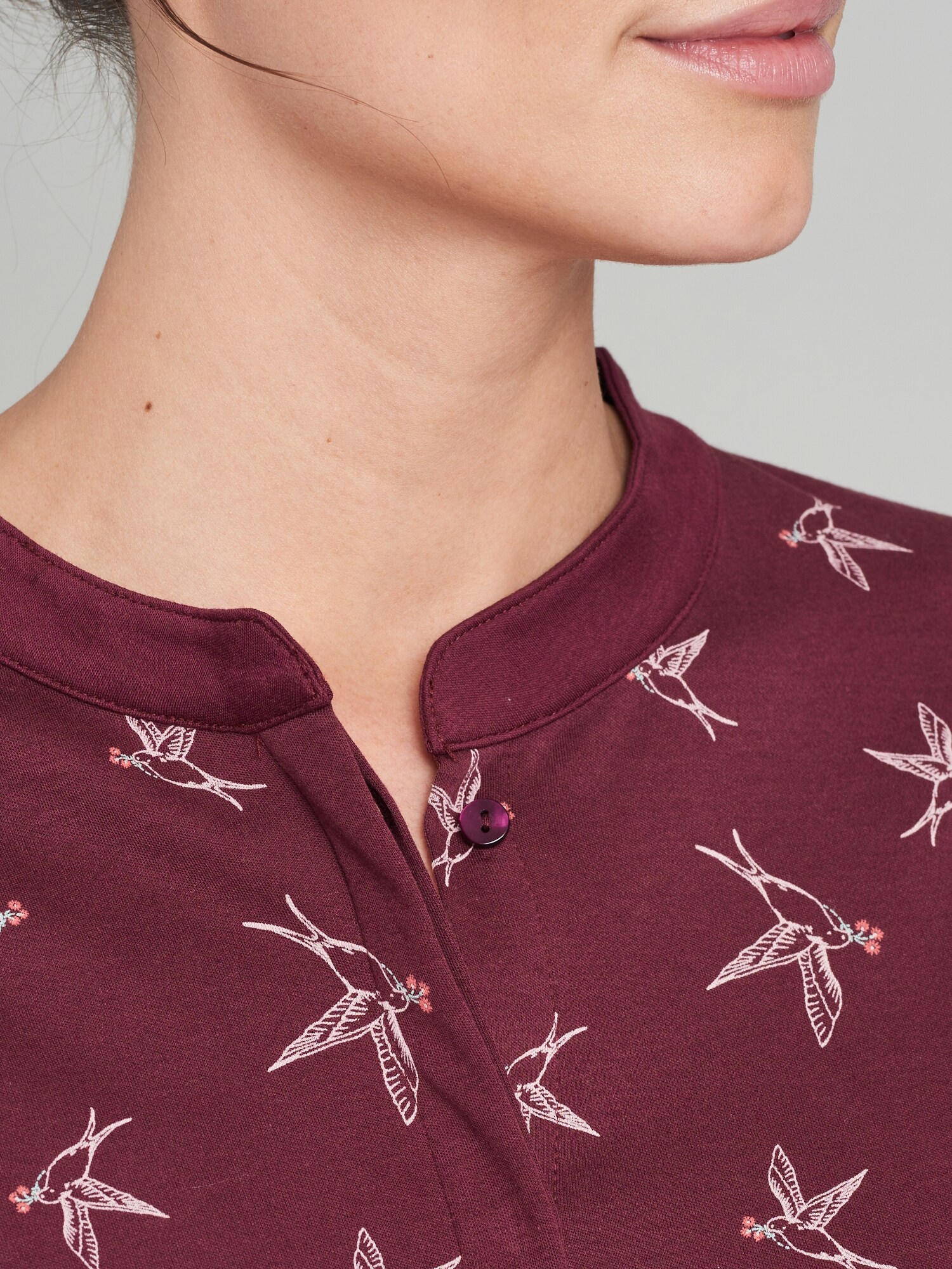 Schiesser Damen Longsleeve Mix & Relax