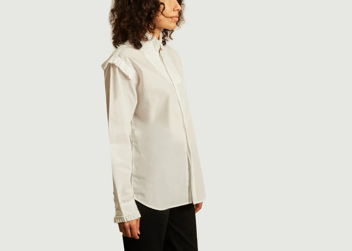 Chemise avec volants Flore Sarah de Saint Hubert