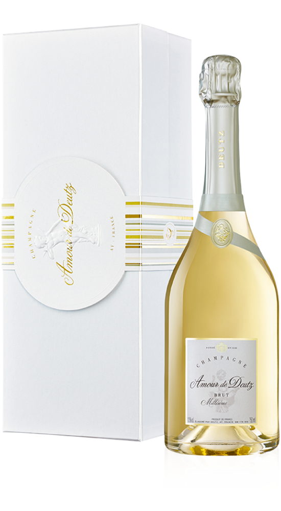 Champagne Deutz Demi bouteille- Amour de Deutz 2015 avec coffret  Champagne-Champagne -Blanc de Blancs-