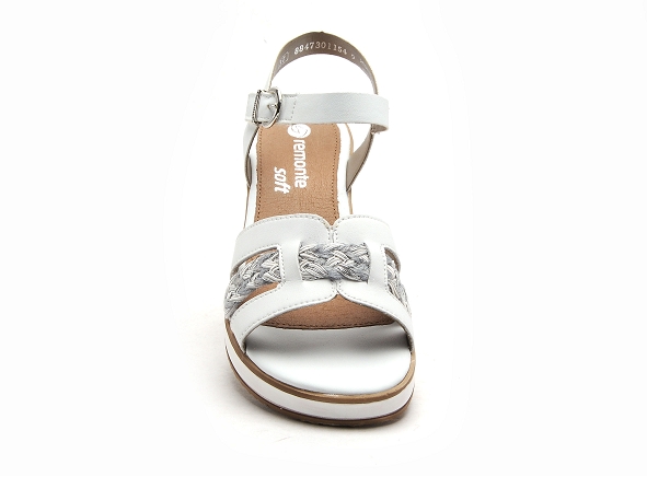 Remonte nu pieds talons femme d6461 blanc